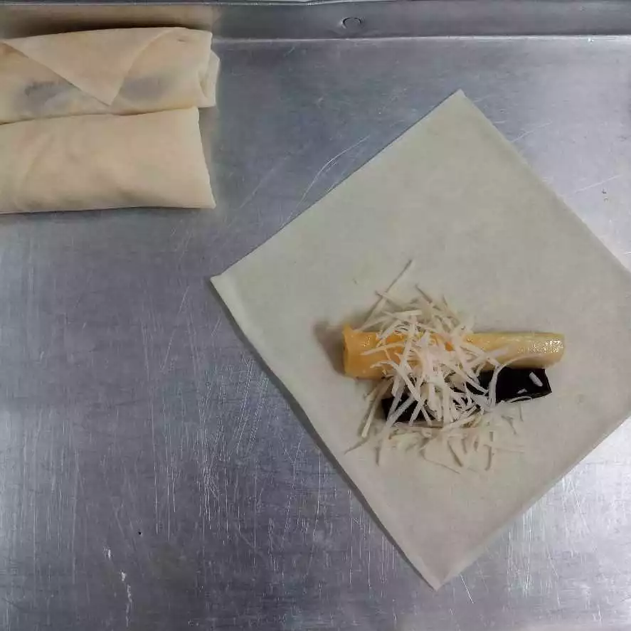 Step 4 Lumpia Coklat Keju
