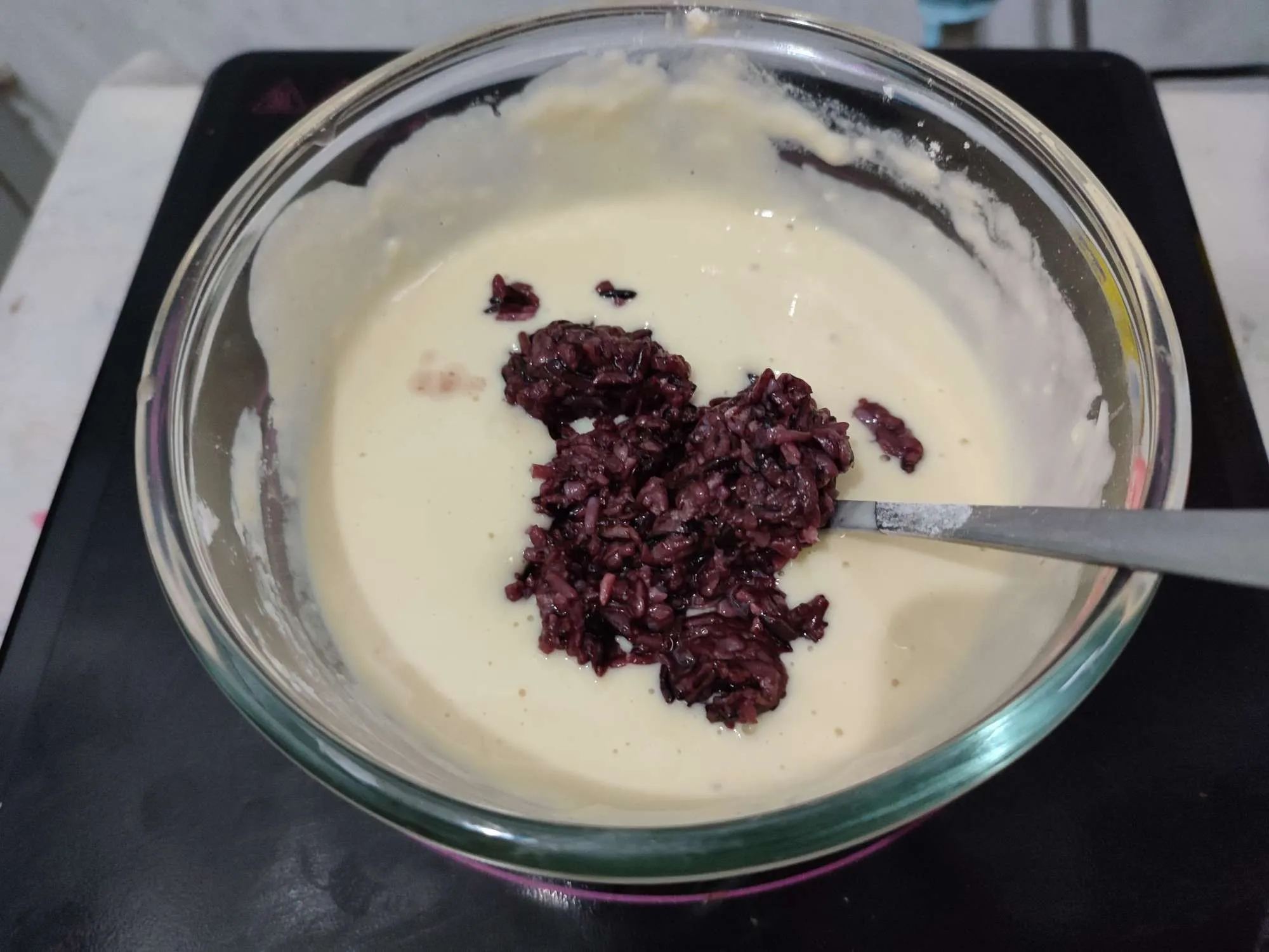 Step 4 Pancake Ketan Hitam
