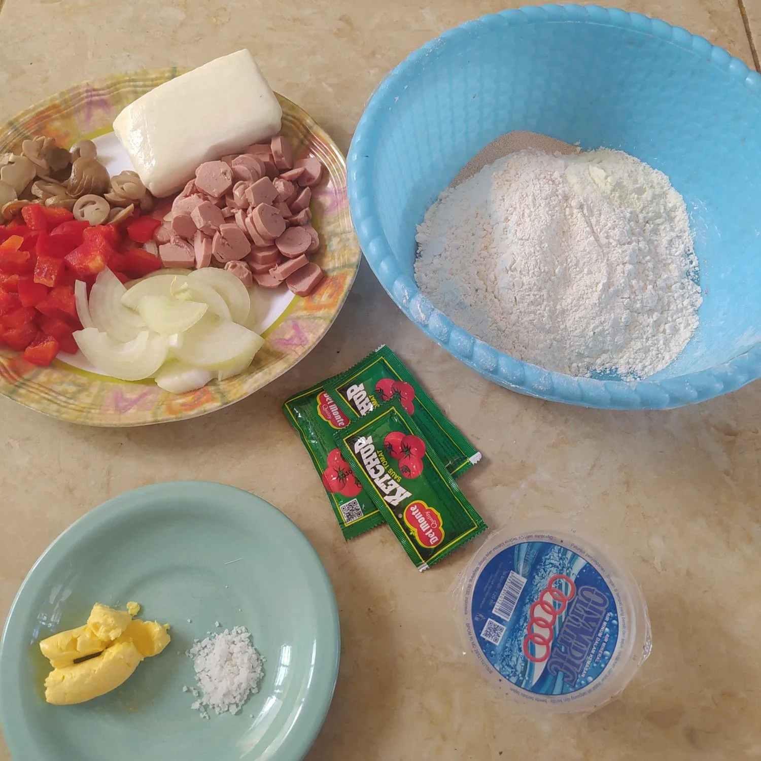 Step 1 Pizza