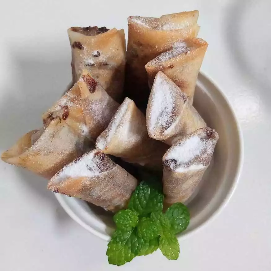 Step 5 Banana Spring Roll