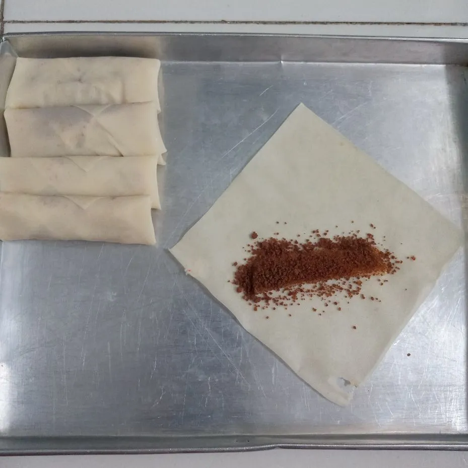 Step 3 Banana Spring Roll