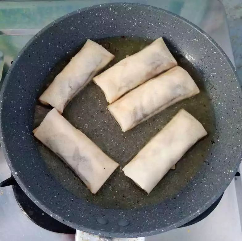Step 5 Lumpia Coklat Keju