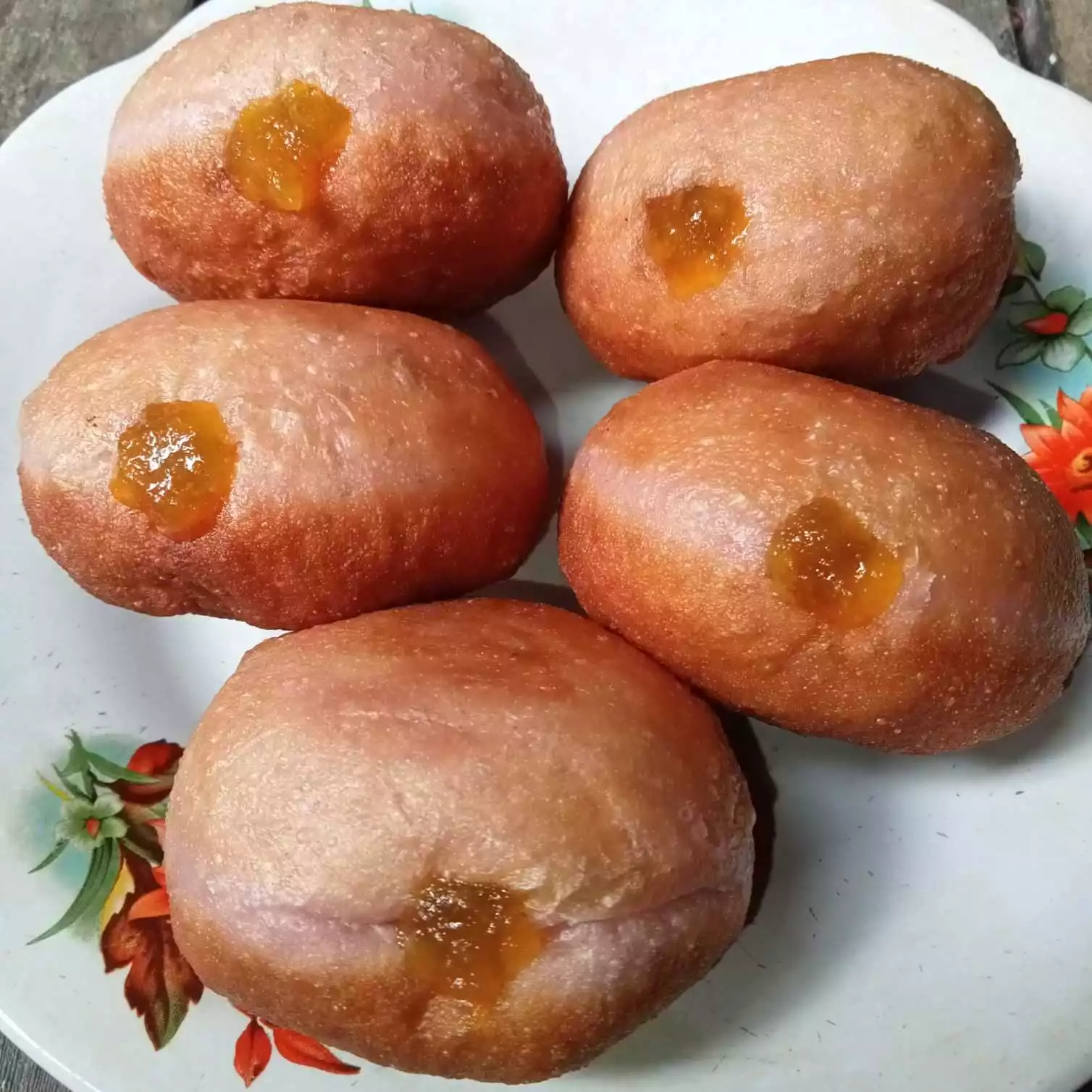 Step 7 Bomboloni Ubi Ungu