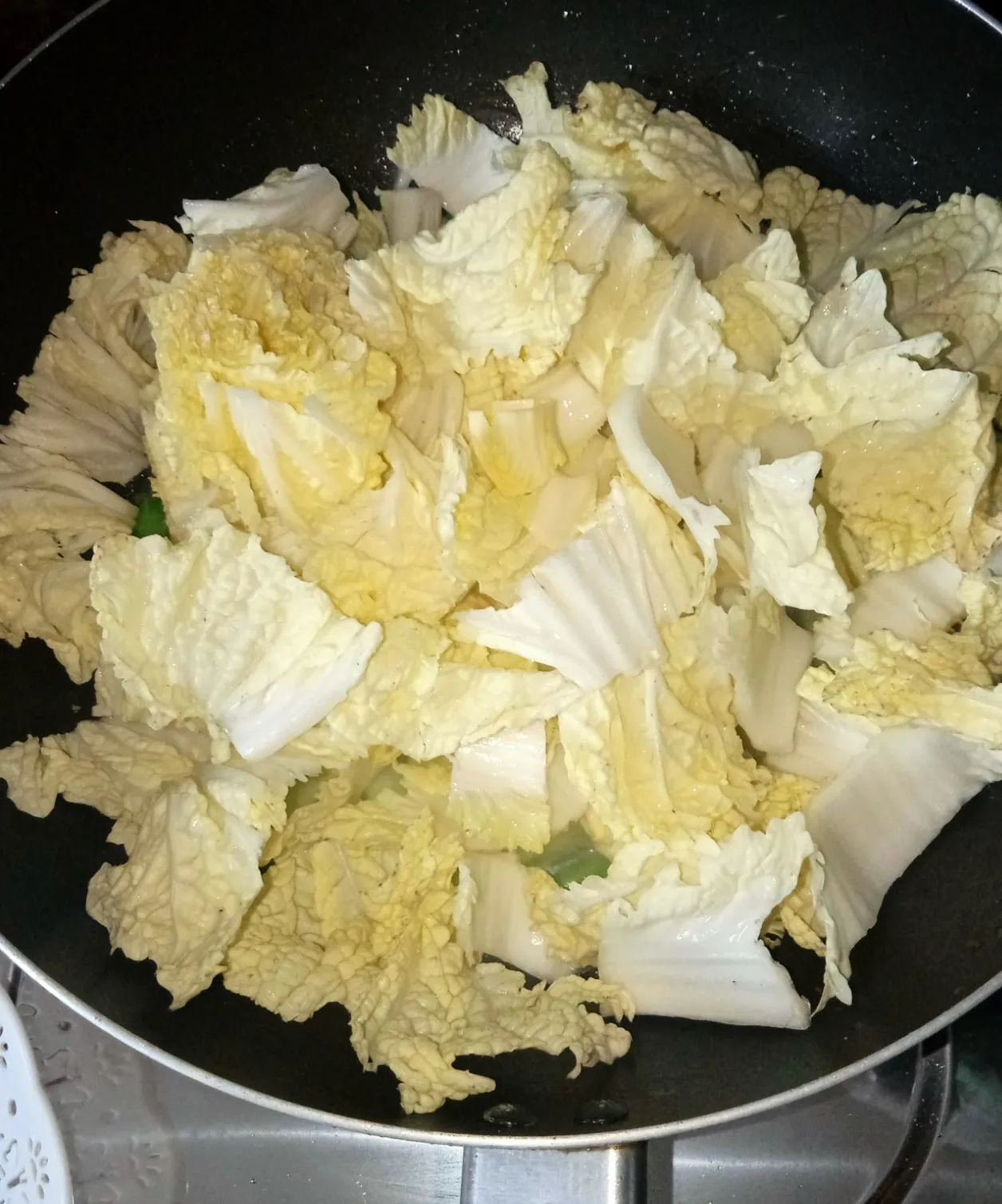 Step 4 Tumis Sawi Putih Timun Buncis