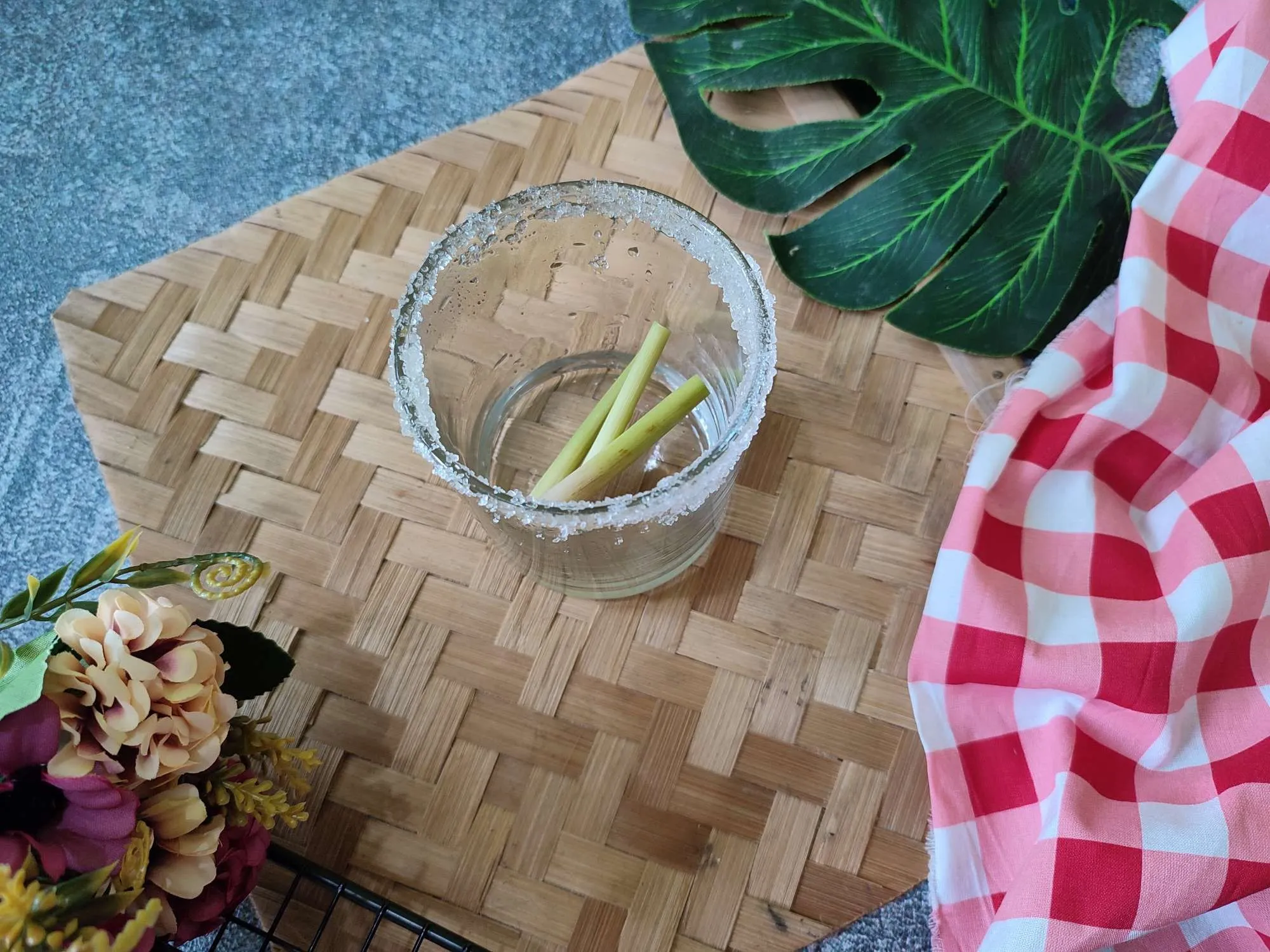 Step 7 Lemongrass Pandan Tea ala Thailand