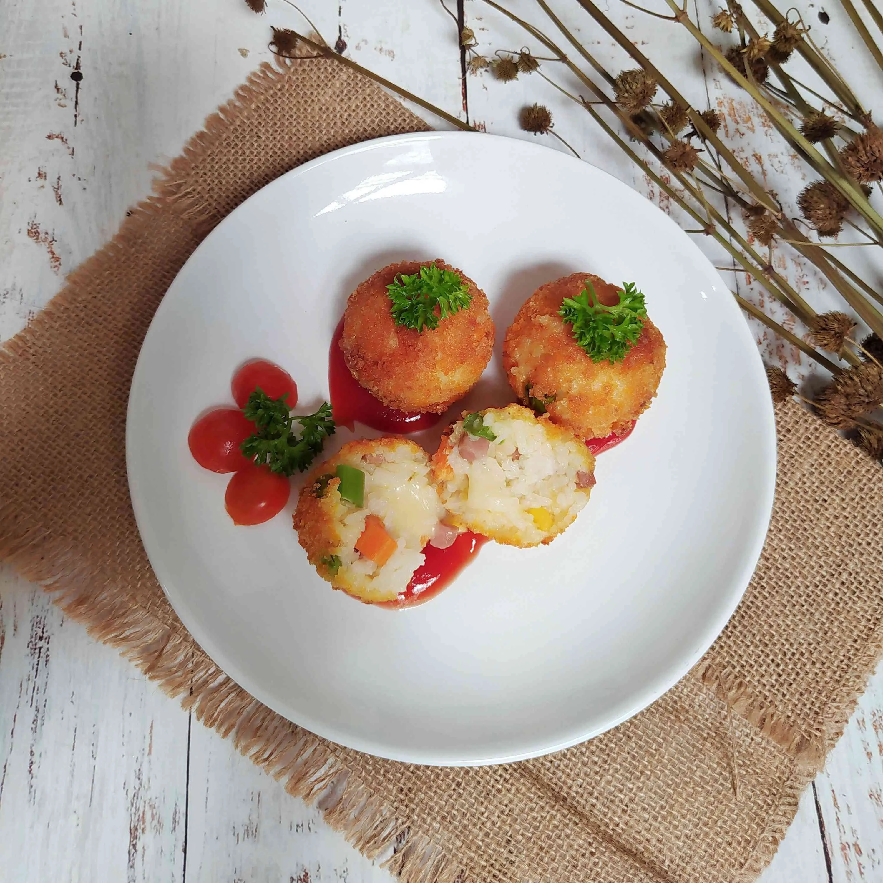 Arancini Versi Nasi Sisa #JagoMasakPeriode4Week7