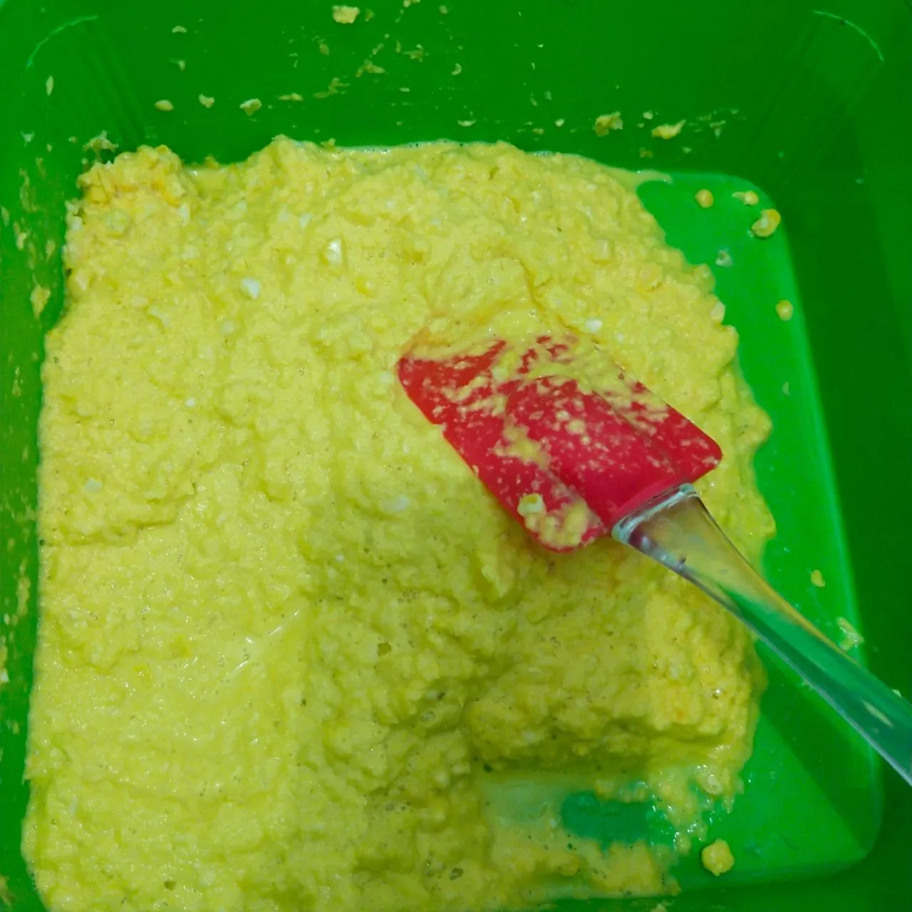 Step 1 Bakwan Jagung Daun Kelor