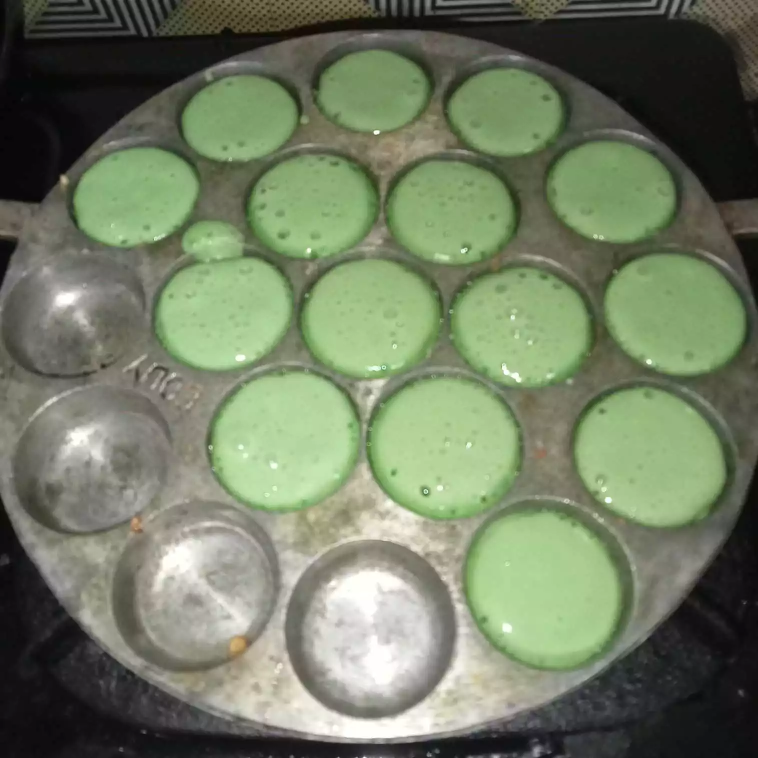 Step 5 Poffertjes Pandan