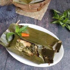 Pepes Tahu Jamur Kemangi