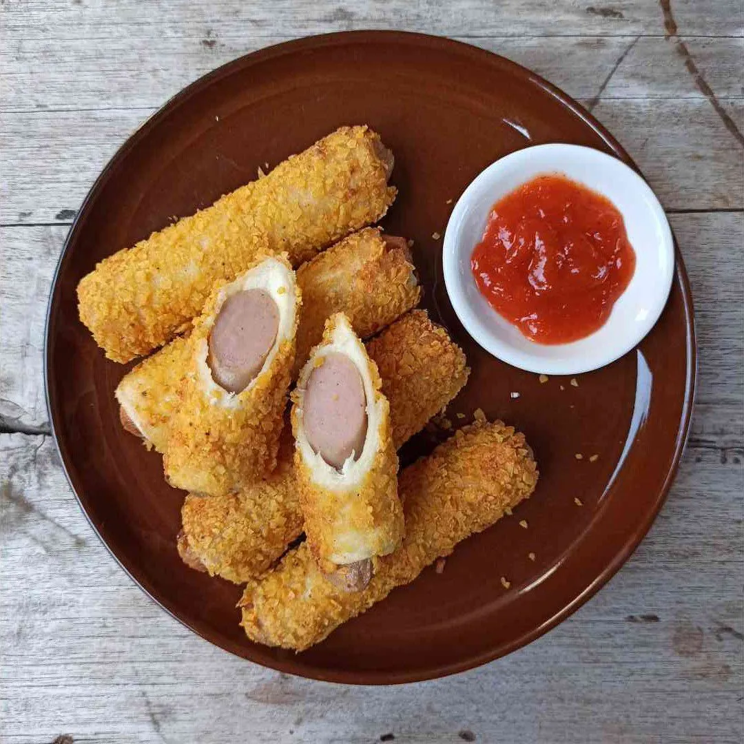 Corndog Roti Tawar #JagoMasakPeriode4Week7