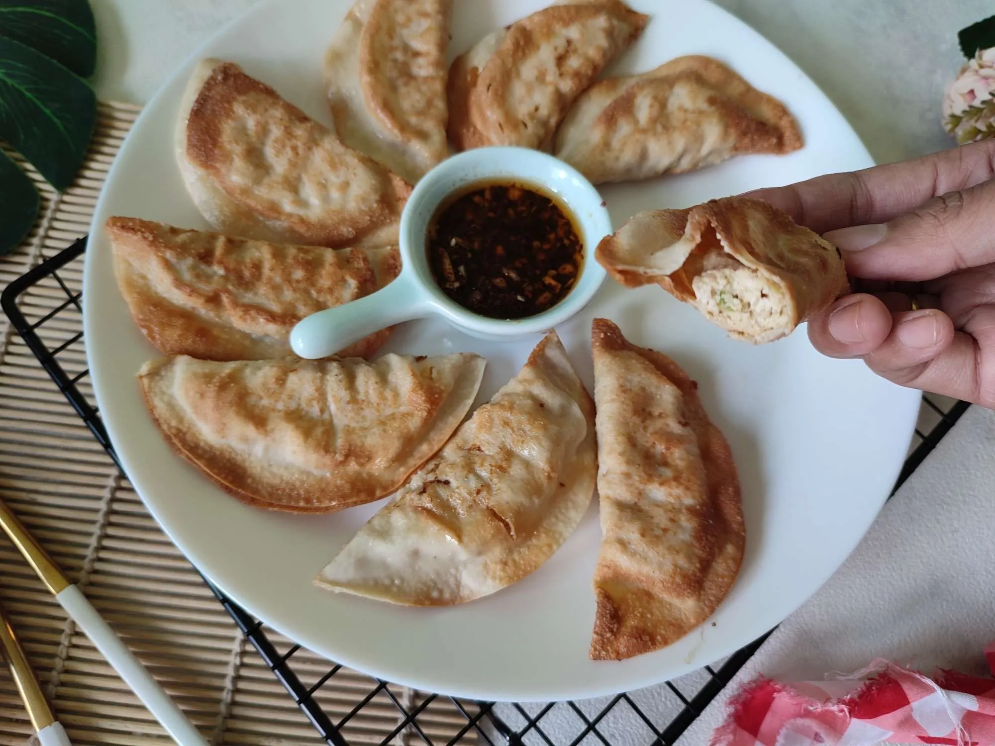 Step 6 Tofu Mandu Twigim