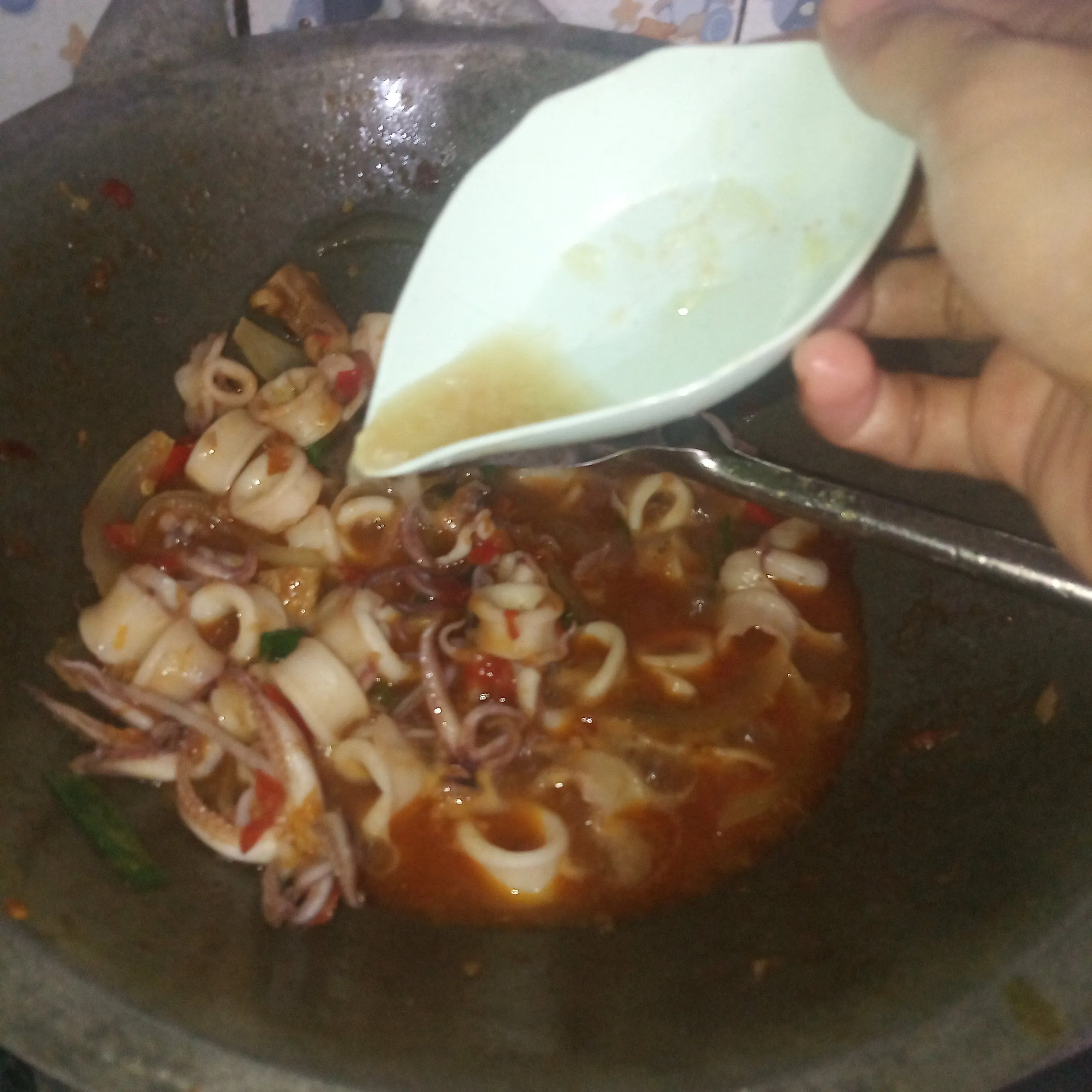 Step 6 Cumi Saus Padang