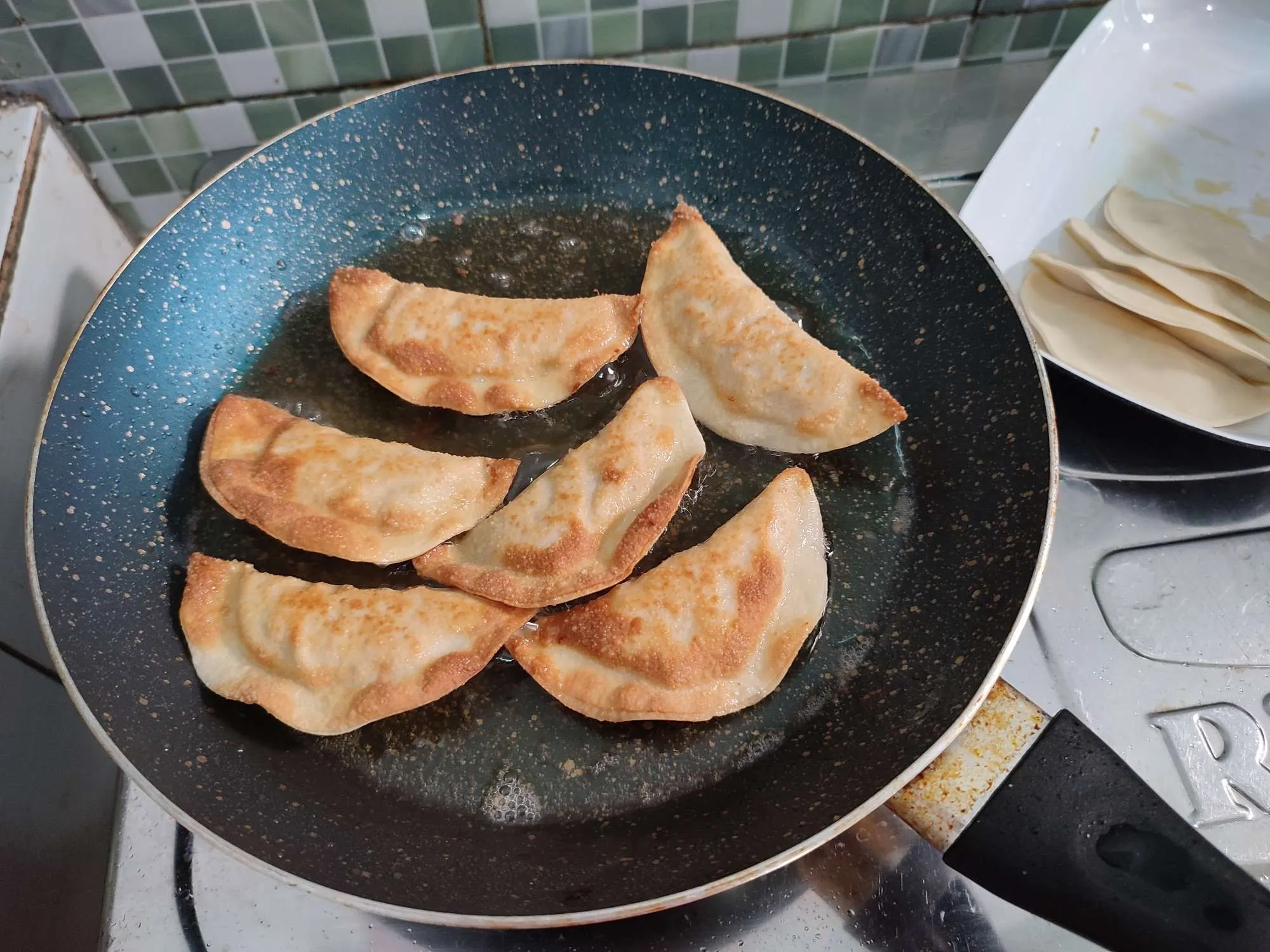 Step 5 Tofu Mandu Twigim