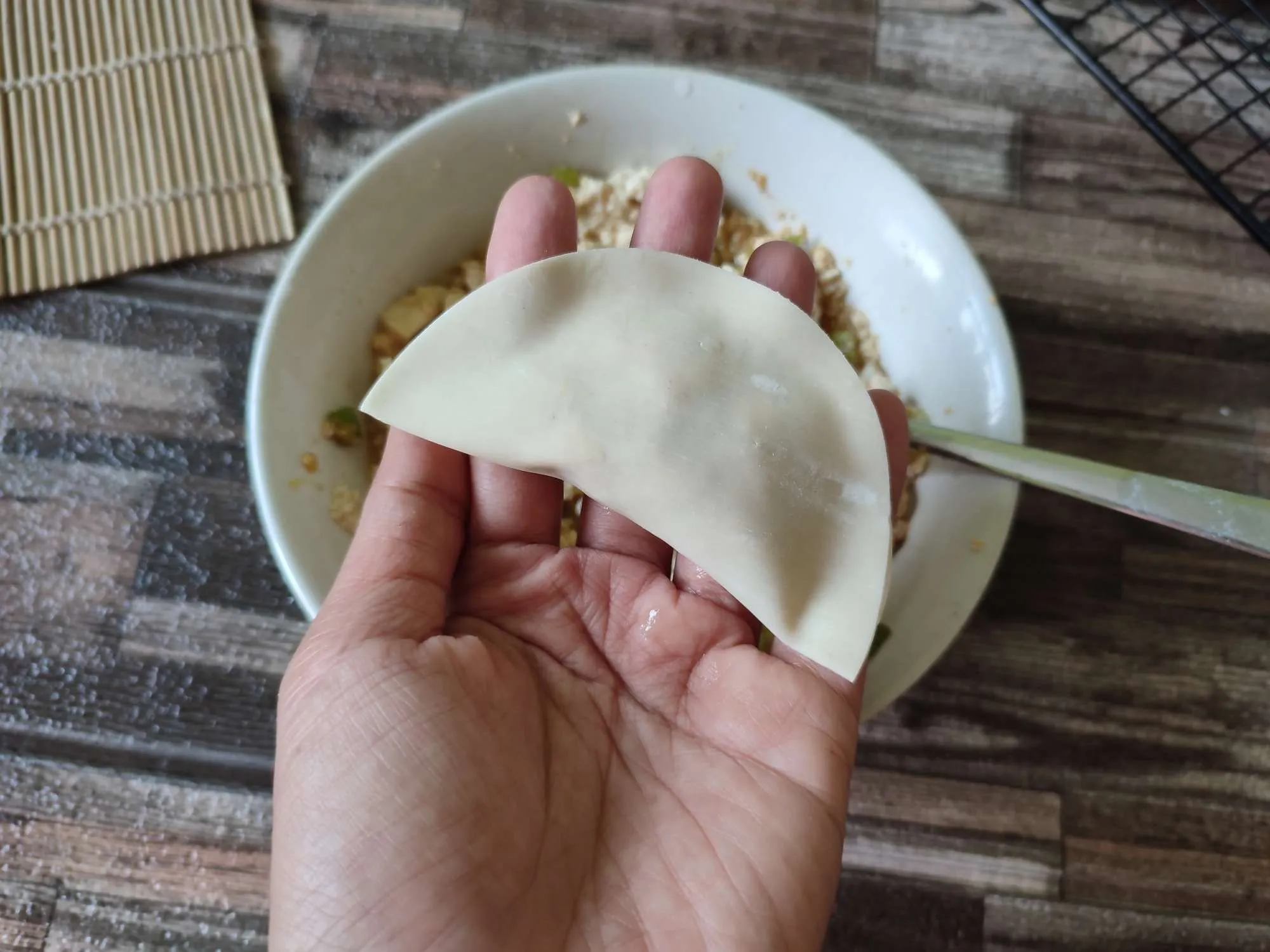 Step 3 Tofu Mandu Twigim