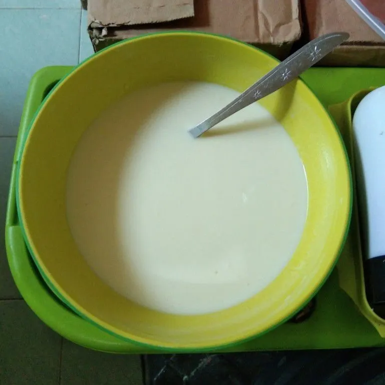 Step 2 Vanila Crepes tabur Wijen