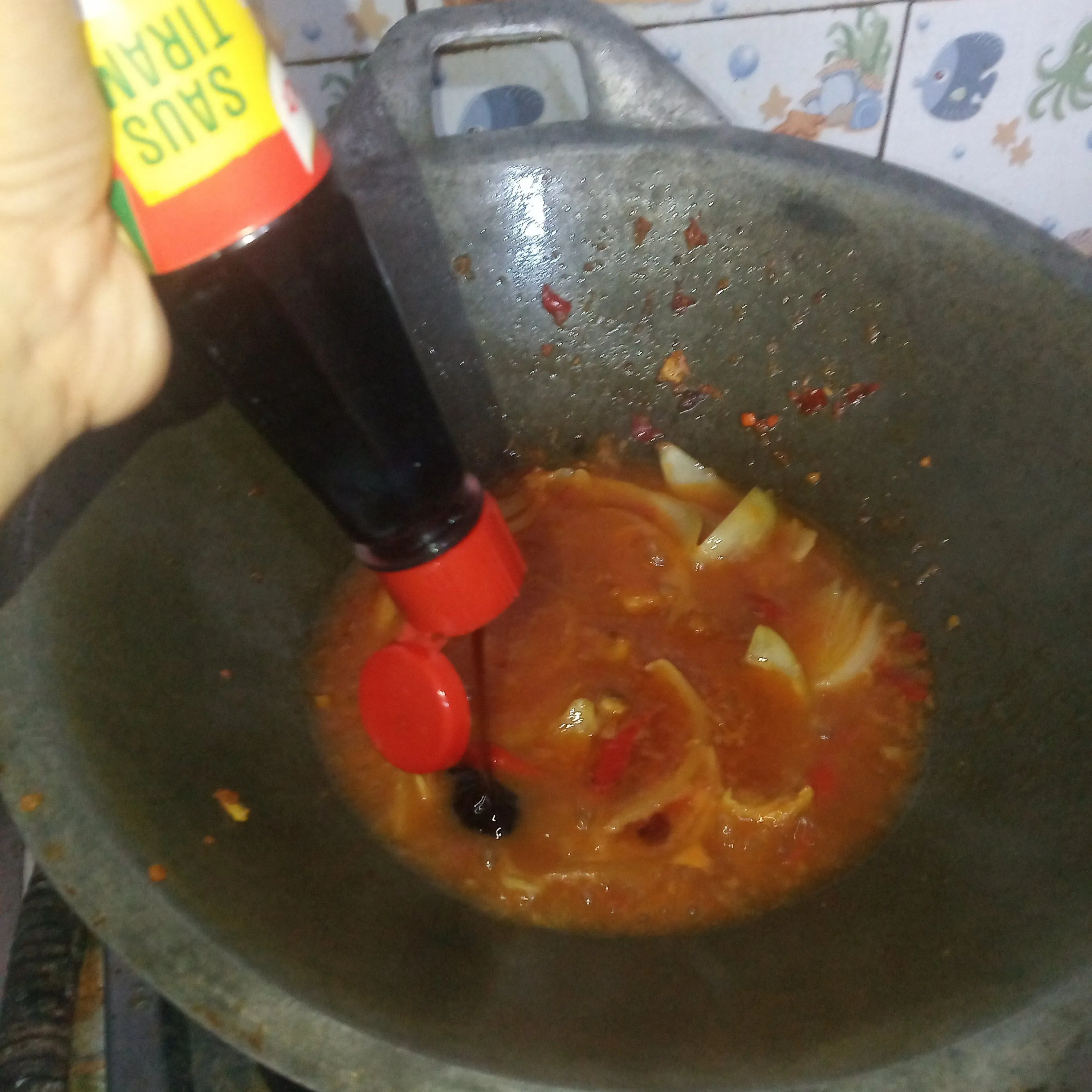 Step 4 Cumi Saus Padang