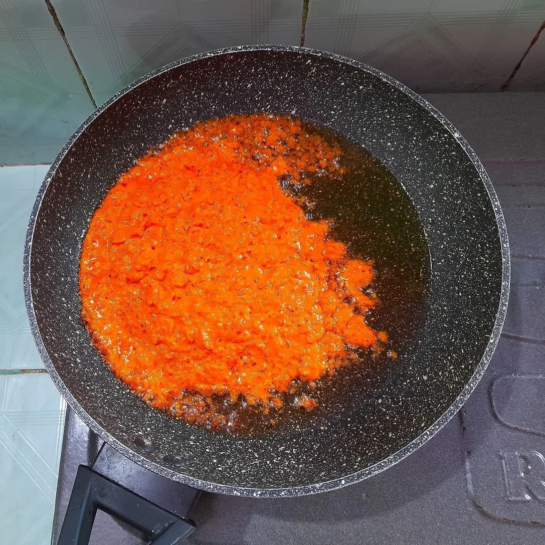 Step 3 Cumi Asin Sambal Petai