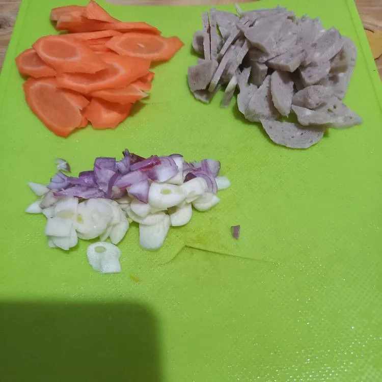 Step 1 Tumis Bayam Wortel