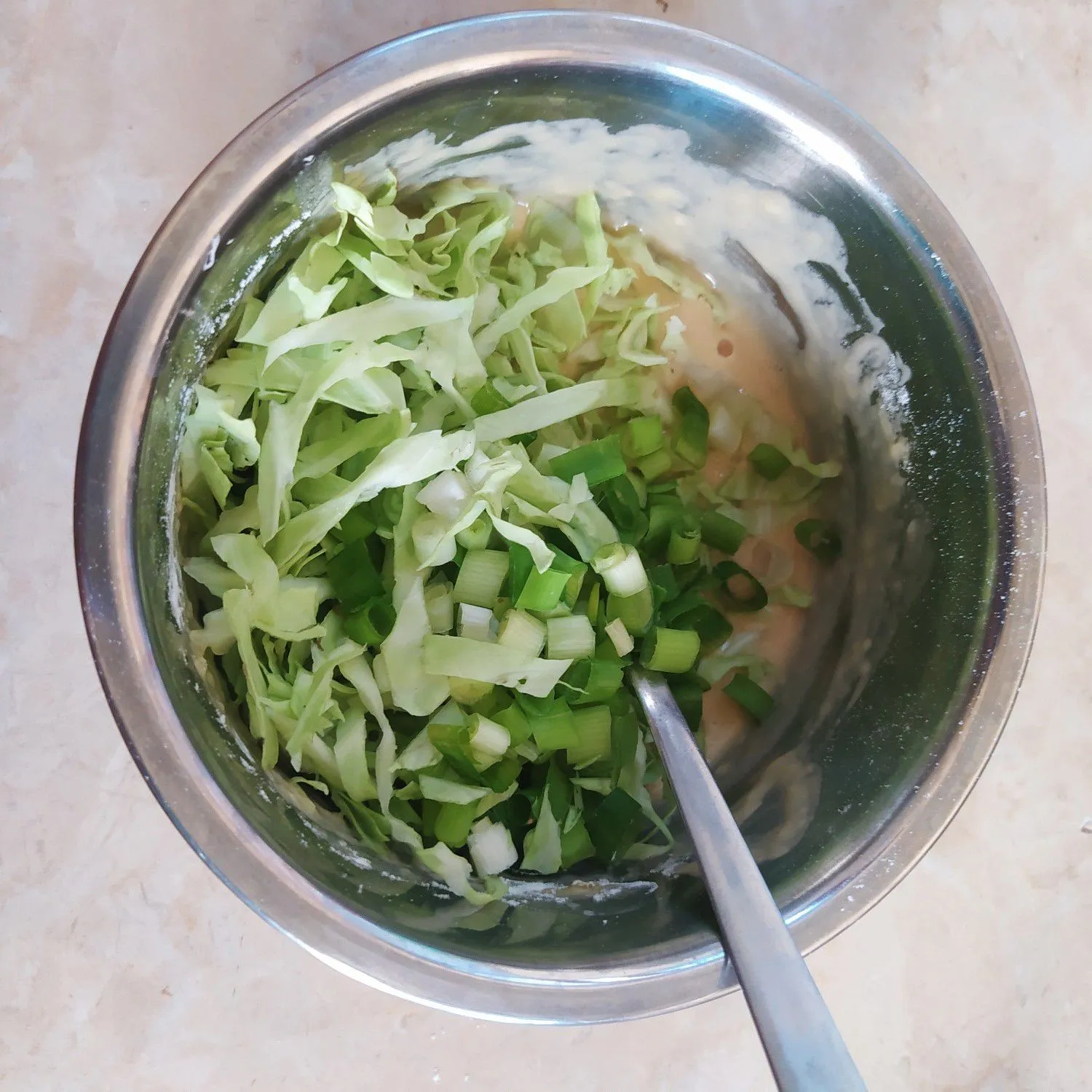 Step 3 Okonomiyaki #JagoMasakPriode4Week7