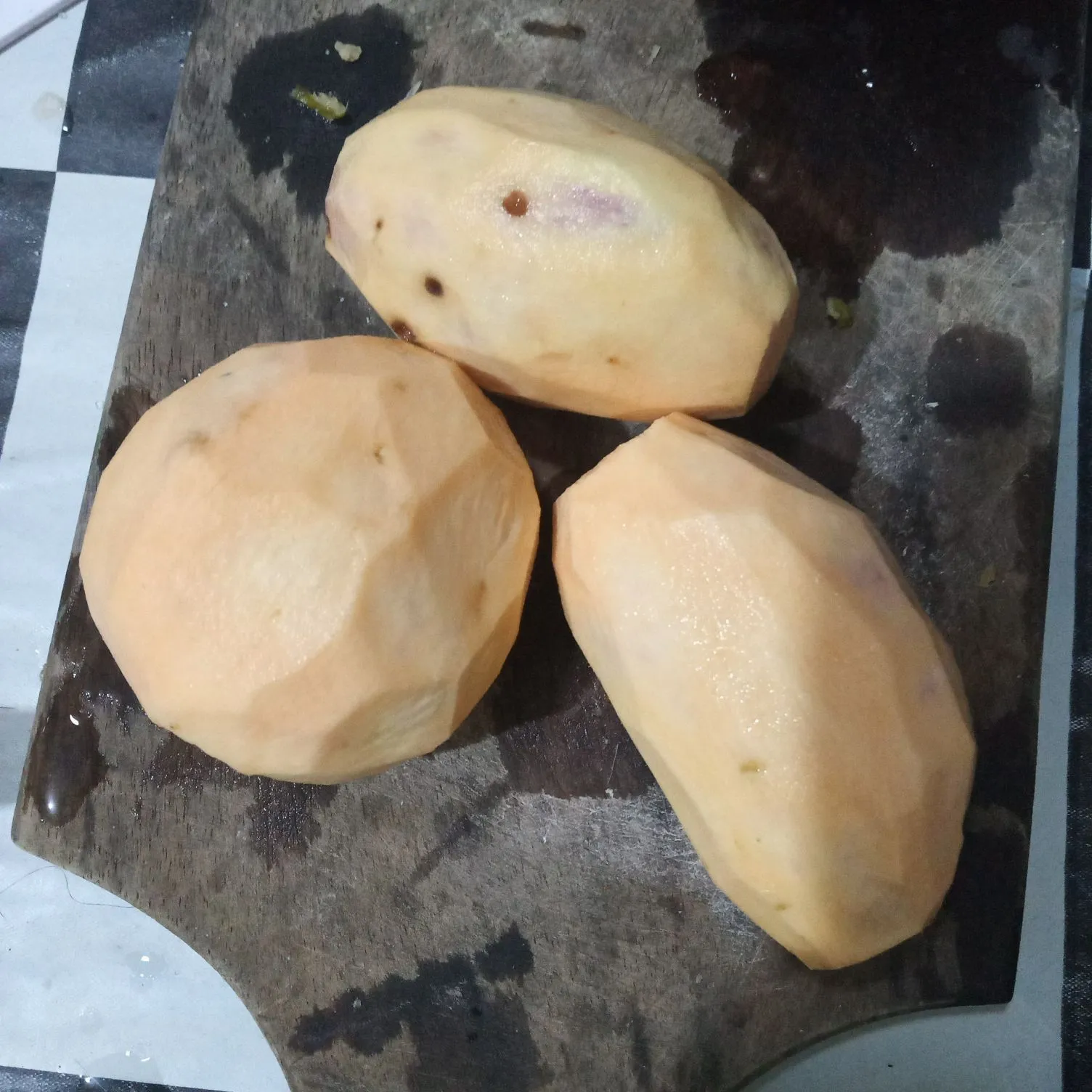 Step 1 Camote Cue