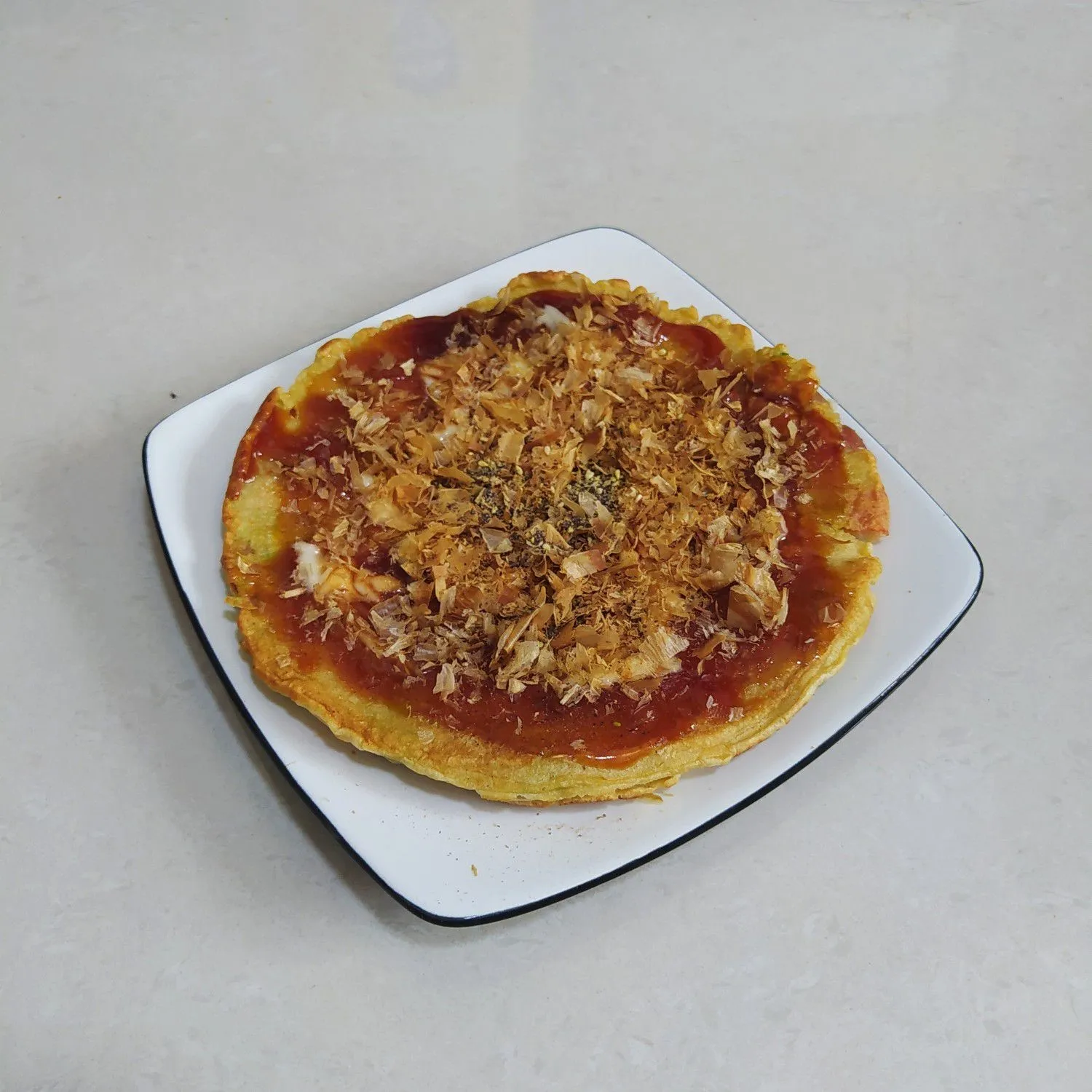 Step 9 Okonomiyaki #JagoMasakPriode4Week7