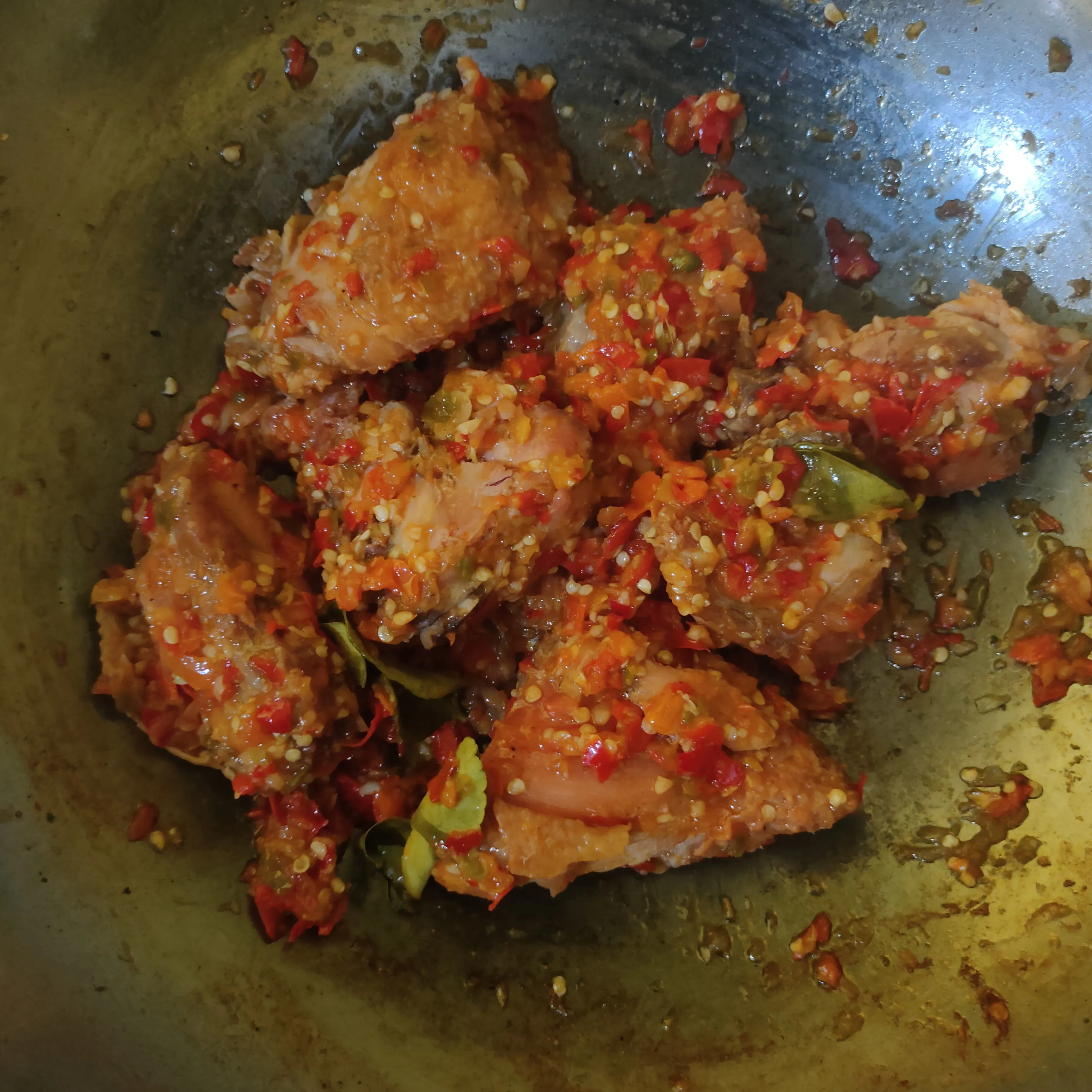 Step 6 Ayam Sambal Bawang