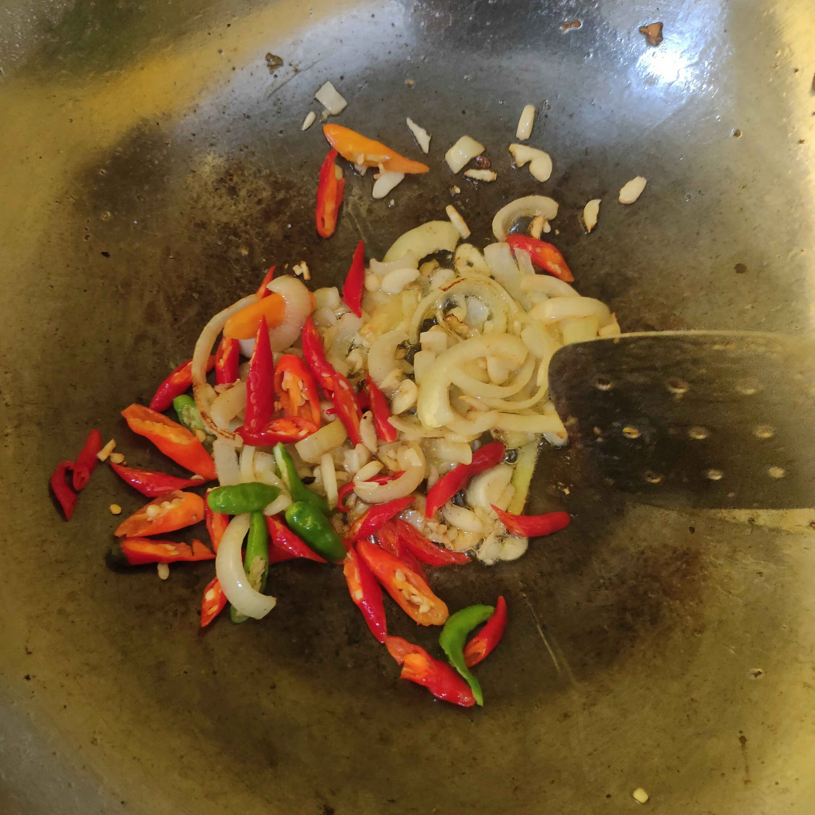 Step 4 Udang Asam Manis Pedas