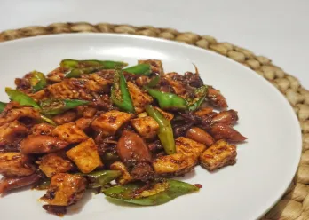Cumi Asin Tahu Tumis Cabe Ijo