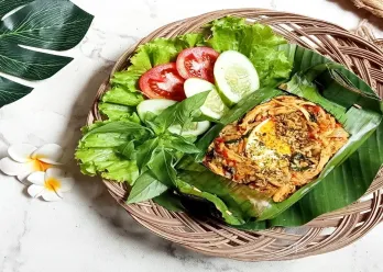Nasi Bakar Tuna Suwir #LebihSehat