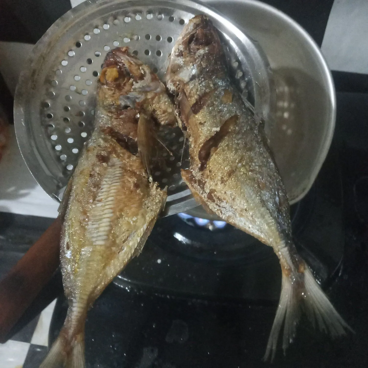 Step 1 Woku Ikan Kembung