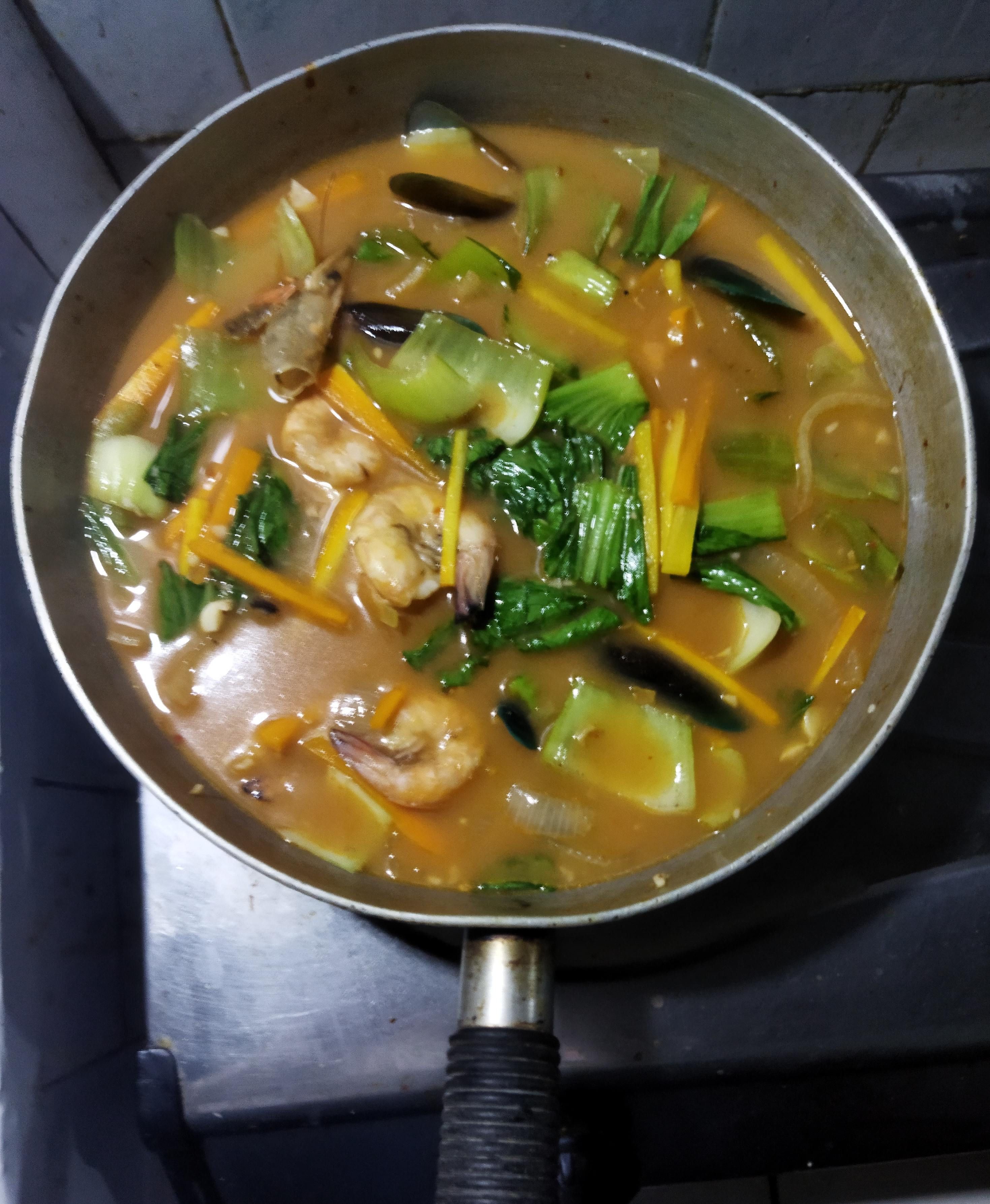 Resep Jjampong Mie Seafood Korea Sederhana Rumahan Di Yummy App