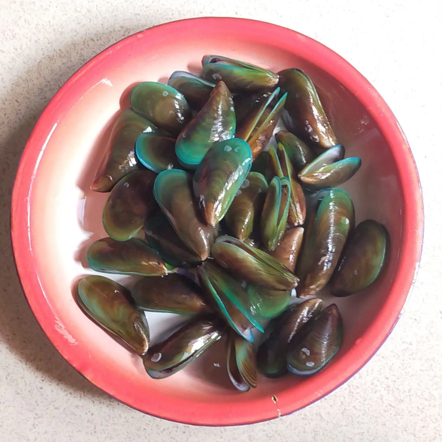 Step 1 Kerang Ijo Saos Padang