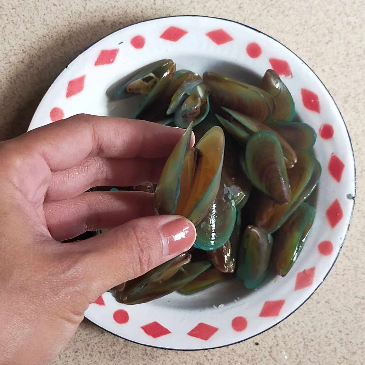 Step 3 Kerang Ijo Saos Padang