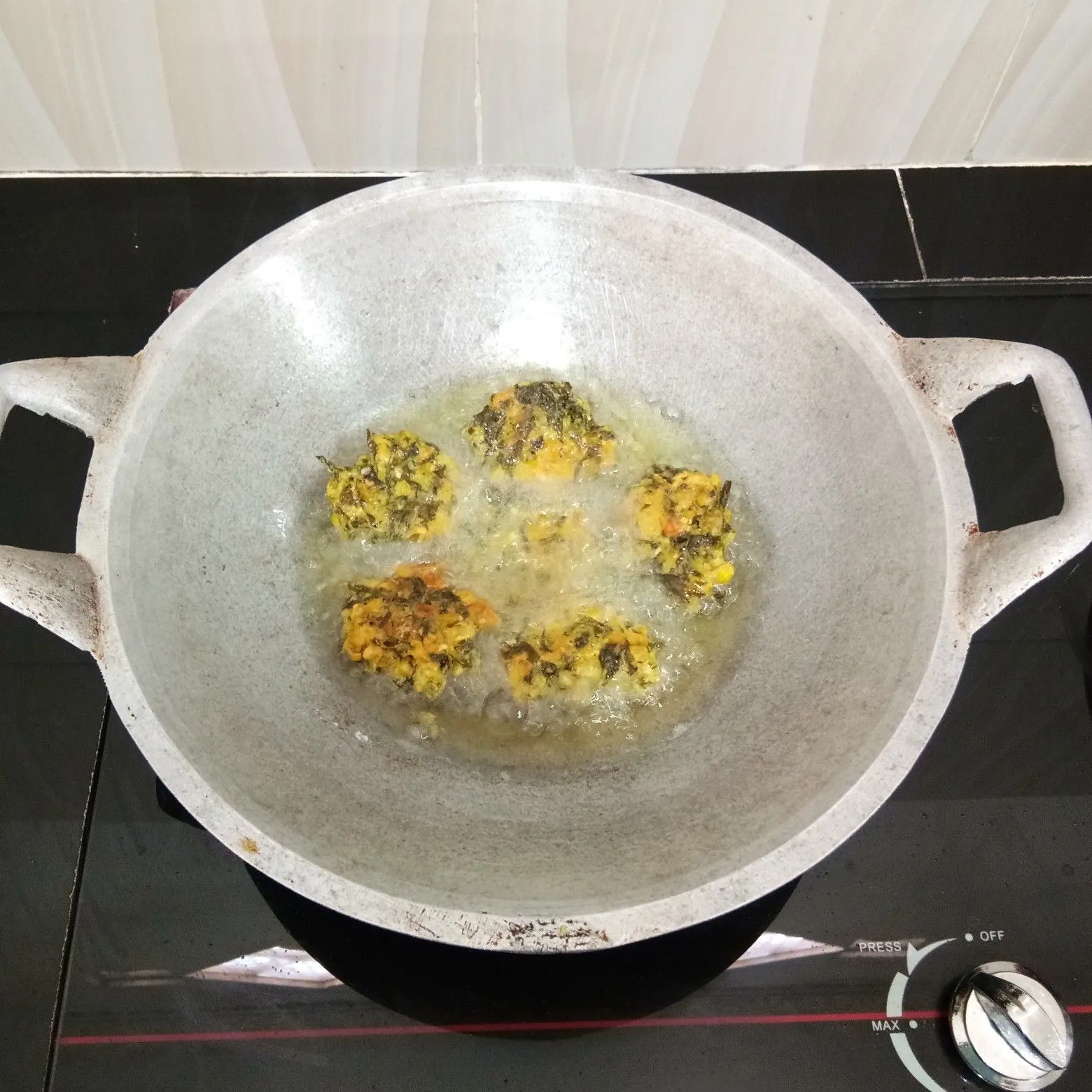 Step 6 Bakwan Jagung Kenikir