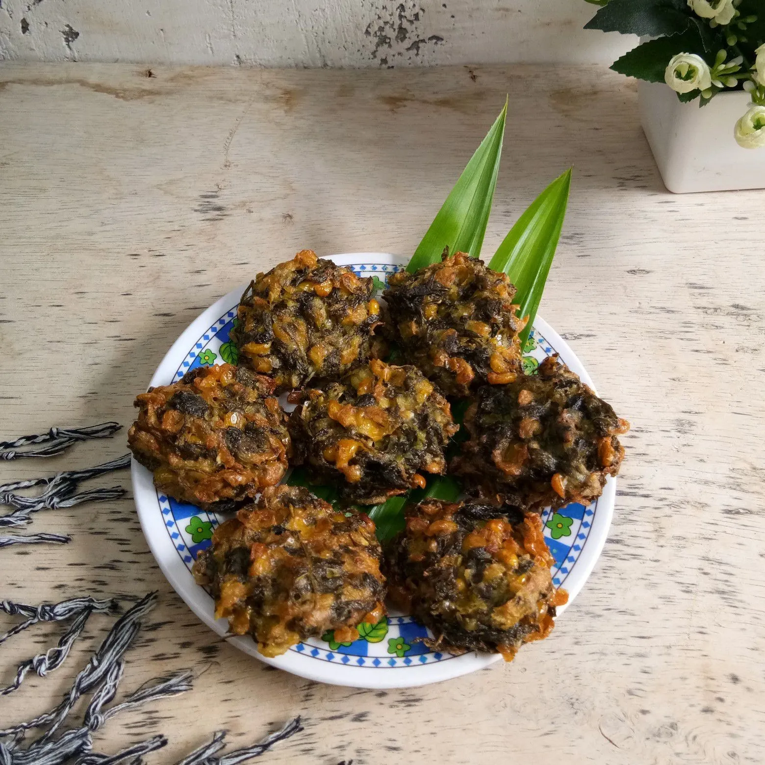 Step 7 Bakwan Jagung Kenikir