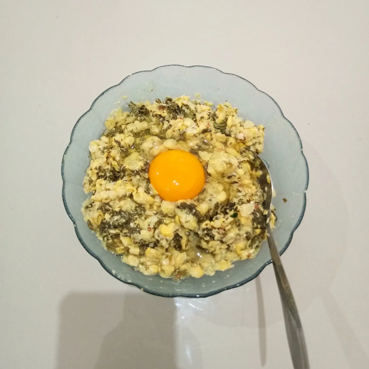 Step 5 Bakwan Jagung Kenikir