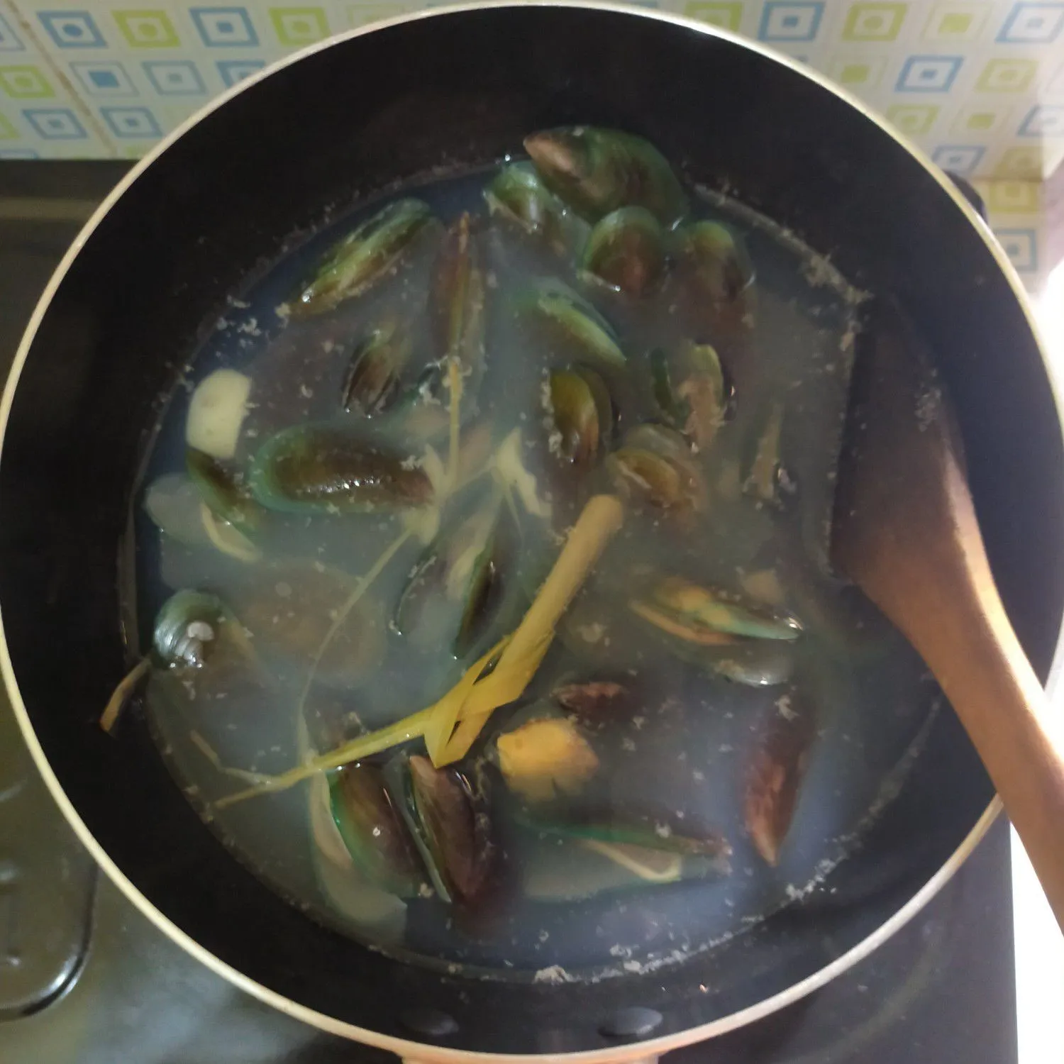 Step 2 Kerang Ijo Saos Padang