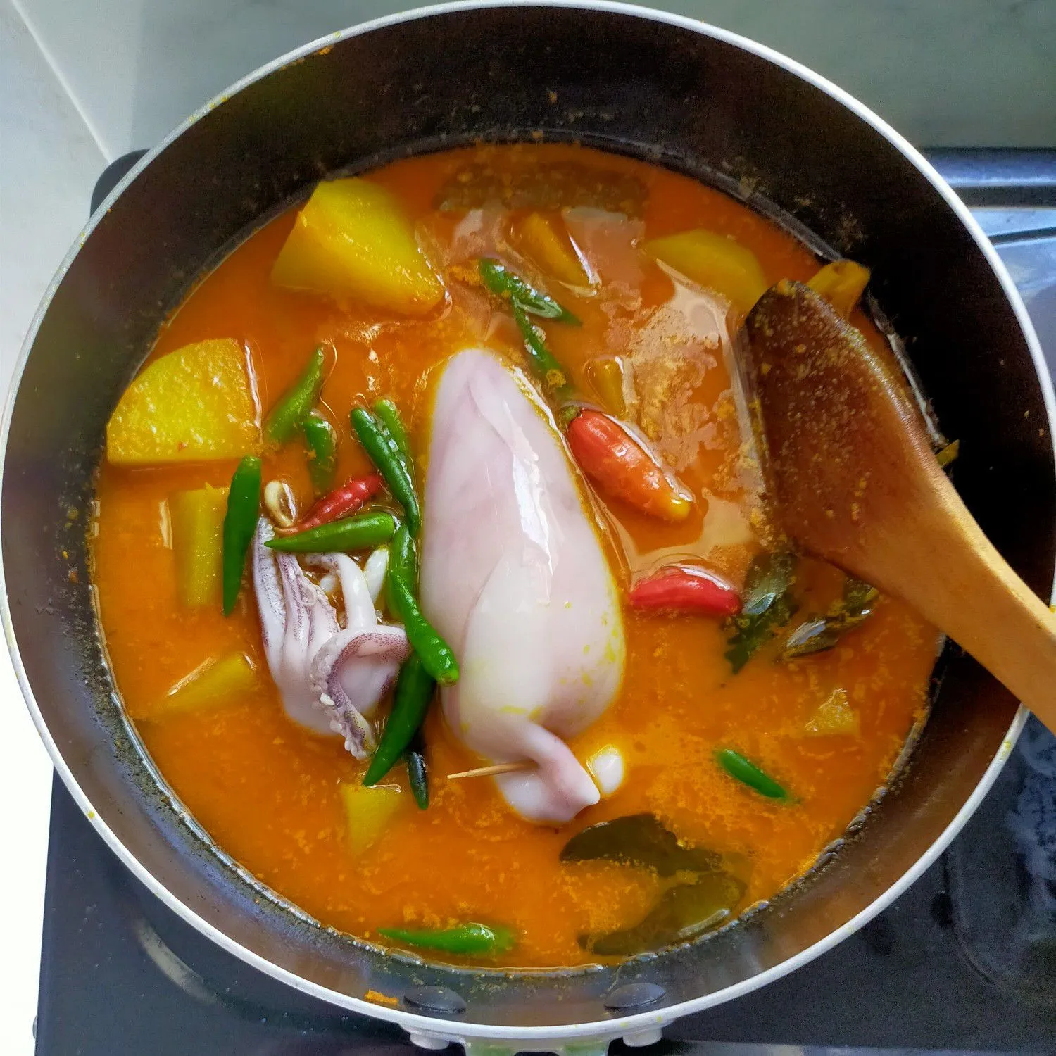 Step 5 Gulai Kentang Dan Cumi