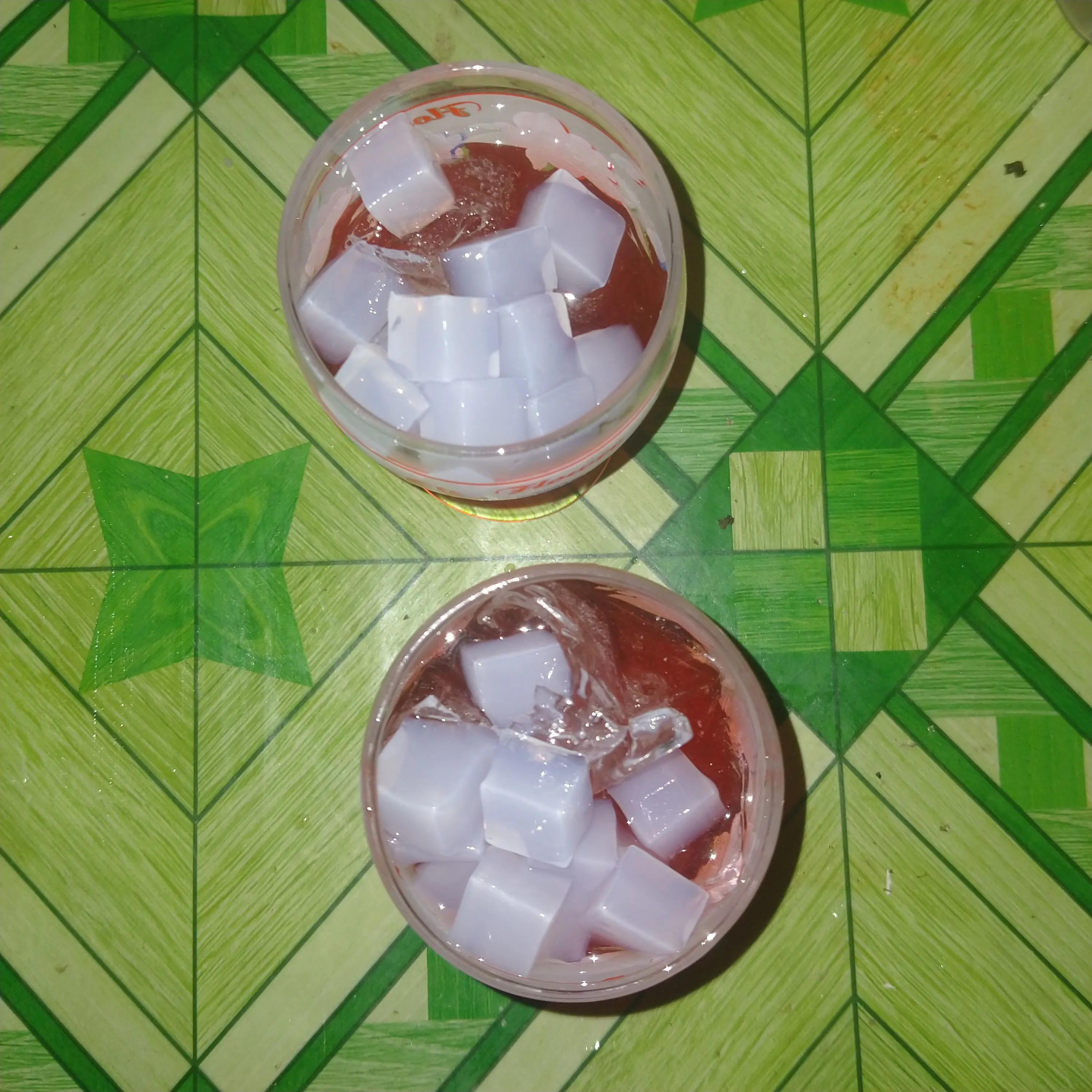 Step 4 Es Nata de Coco Jeruk Kunci Sirup