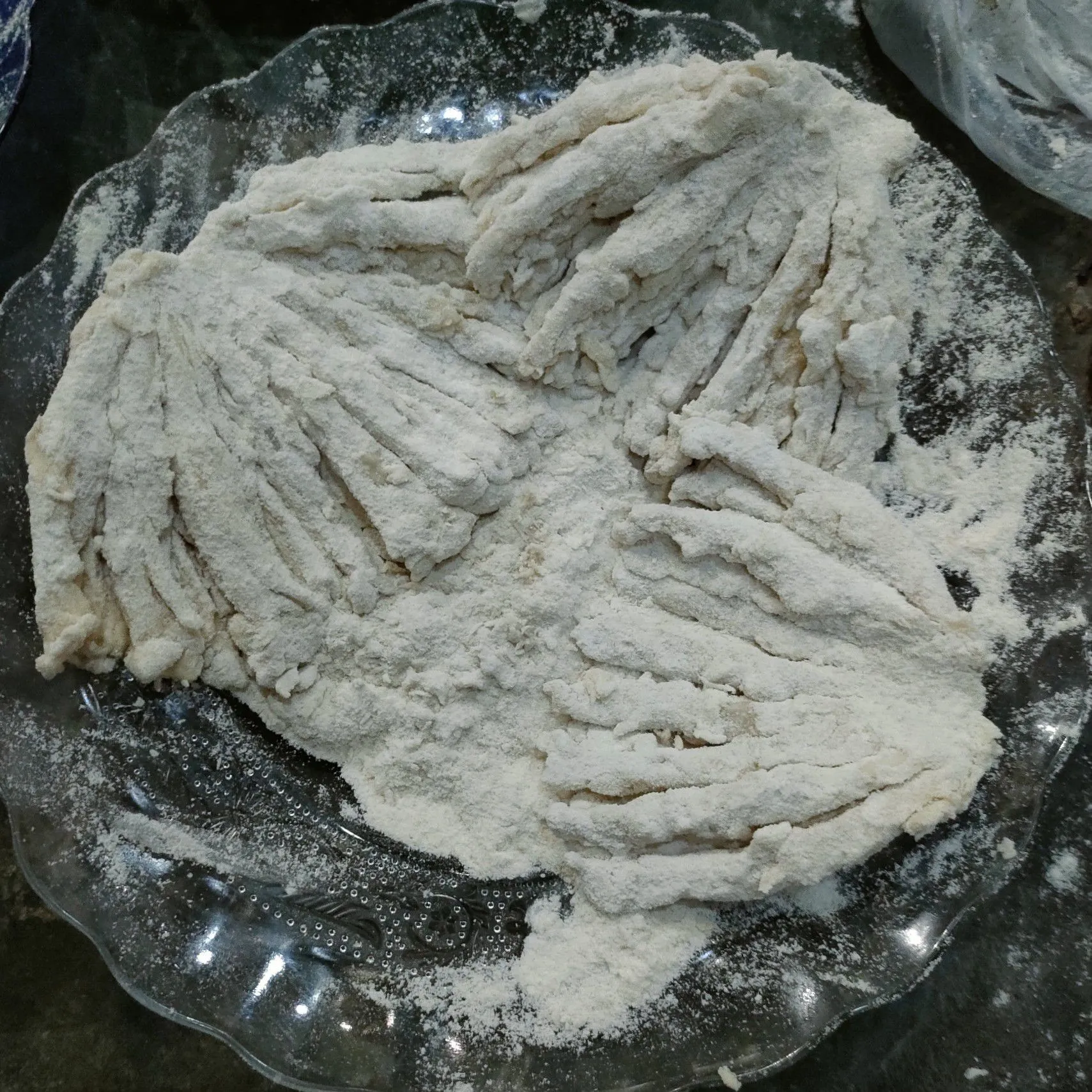 Step 6 Bunga Jantung Pisang Krispi