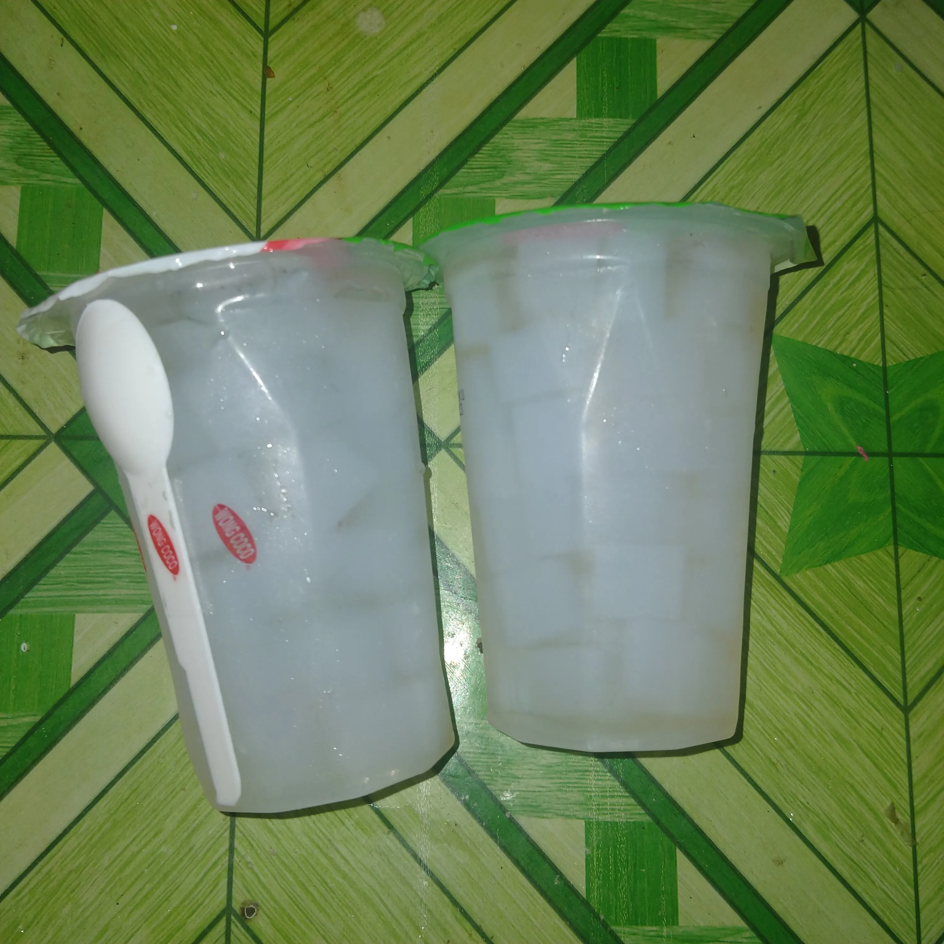Step 1 Es Nata de Coco Jeruk Kunci Sirup