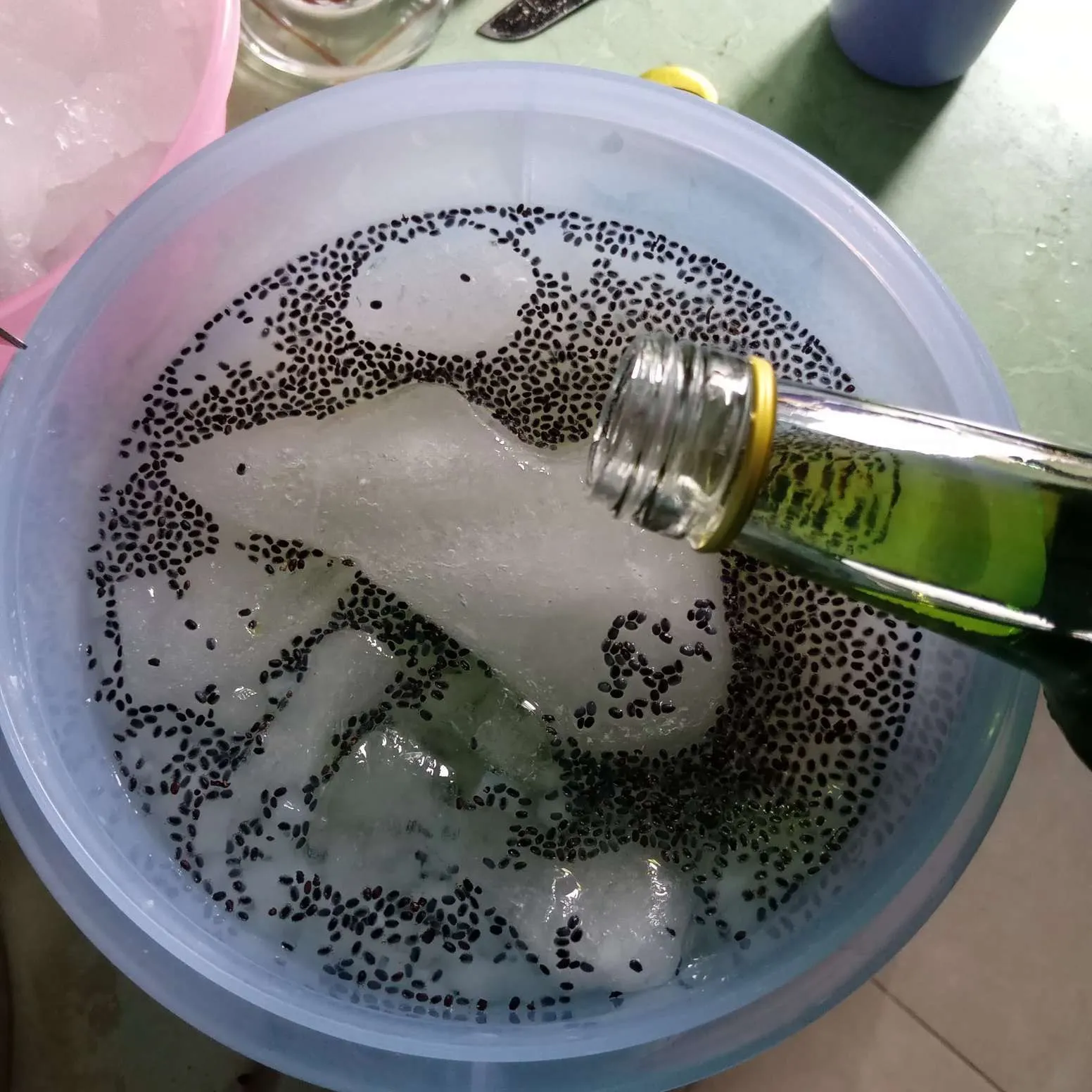 Step 4 Es Minaco with Sirup Melon