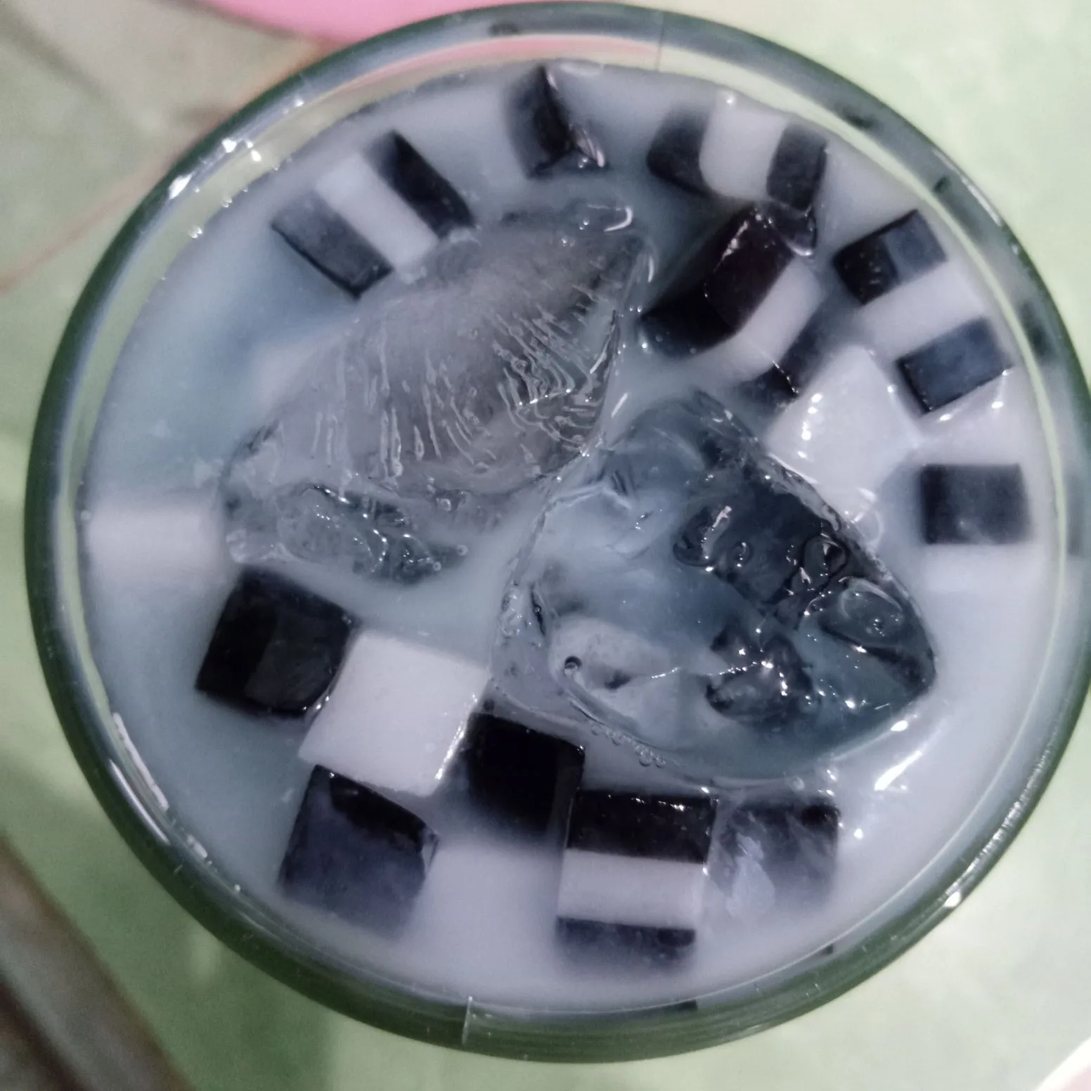 Step 5 Es Jelly Susu Bunga Telang