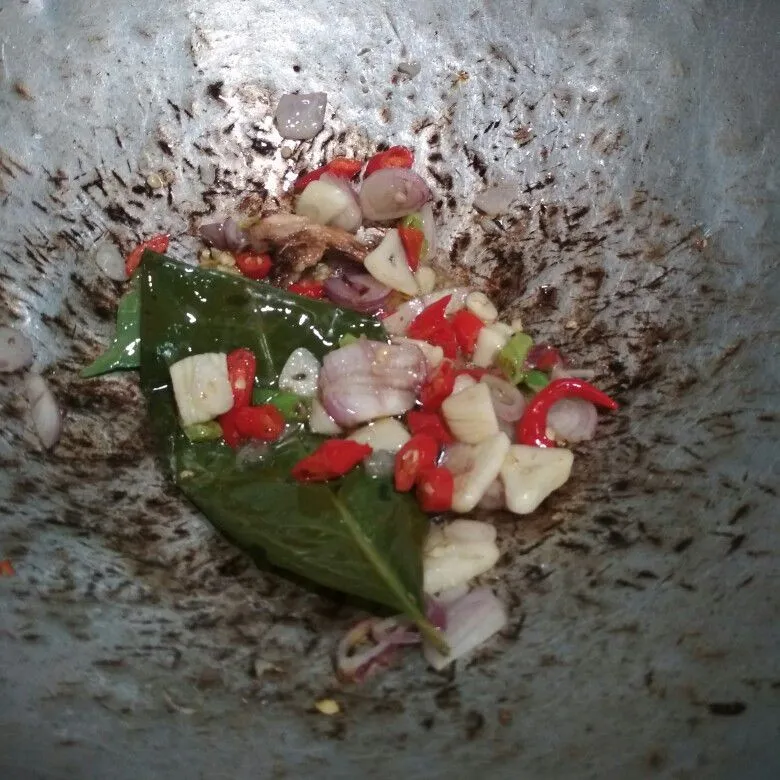 Step 3 Genjer Jamur Kuping Saos Tiram