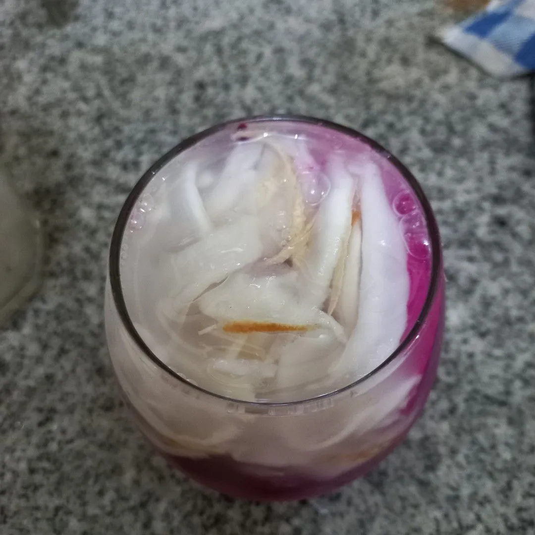 Step 4 Kelapa Buah Naga Susu