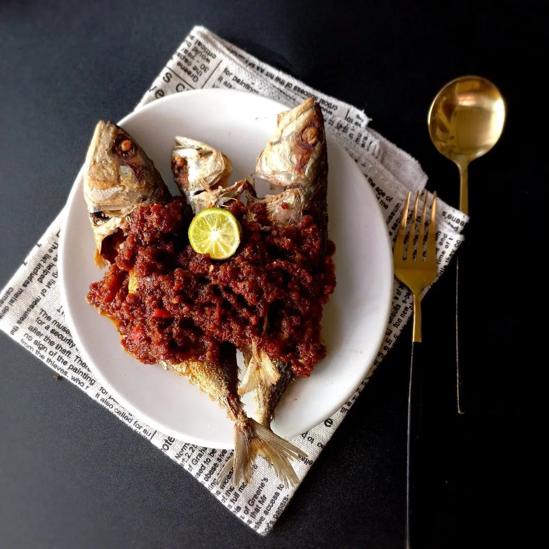 Step 6 Ikan Kembung Siram Sambal Cabe