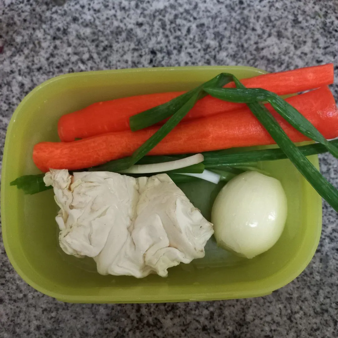 Step 1 Bakwan Sayur Bawang Bombay