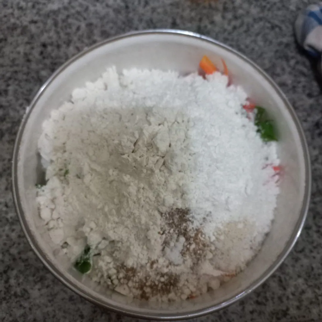 Step 3 Bakwan Sayur Bawang Bombay