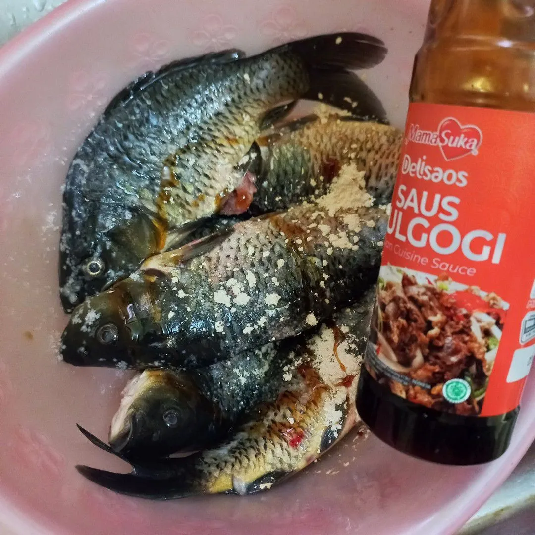 Step 2 Ikan Mas Goreng Sambal Cabe Ijo