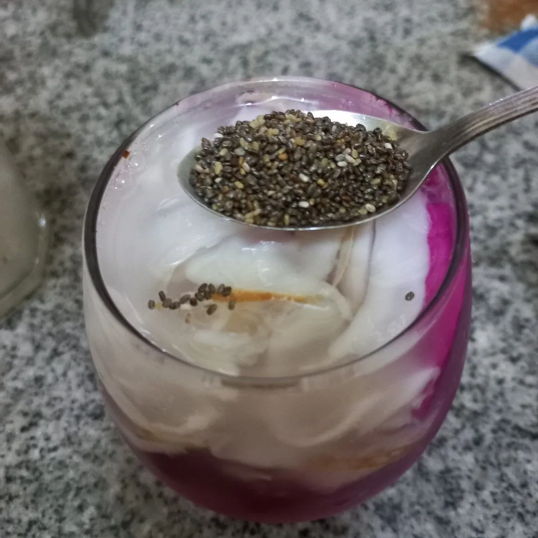 Step 5 Kelapa Buah Naga Susu